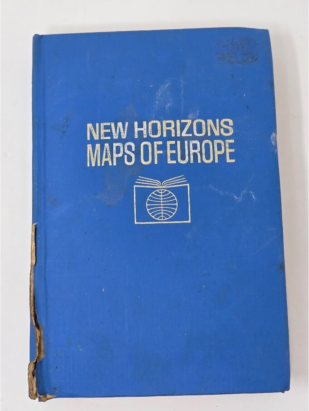 1966 Pan Am New Horizons Maps of Europe Travel Atlas Hardcover Book